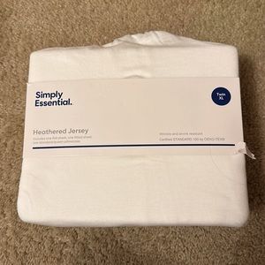 New twin XL jersey sheet set